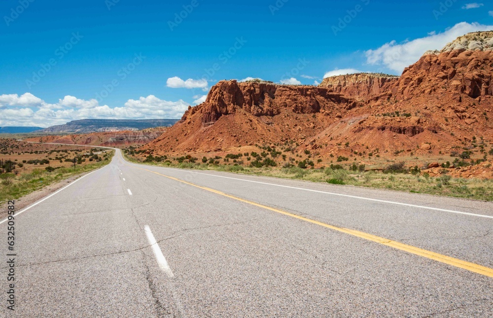 The Rugged Ghost Ranch Landscape on an Autumn Day