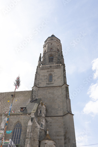 Saint George Church in the medieval town of Nördlingen in Germany