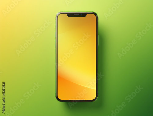 Free Download Vibrant gradient backdrop with placed mobile, merging aesthetics and tech. - GFXLoad