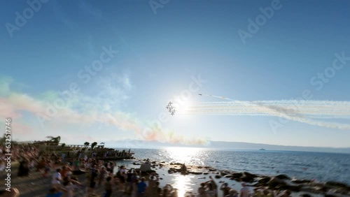 Air Show Over The Sea