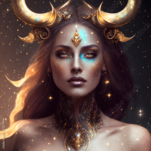 beautiful woman Taurus zodiac