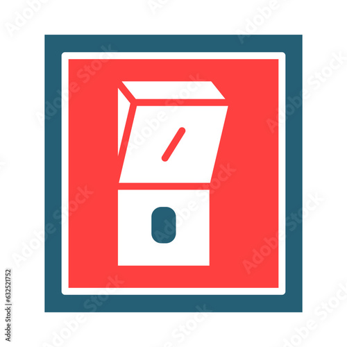Switcher Glyph Two Color Icon Design