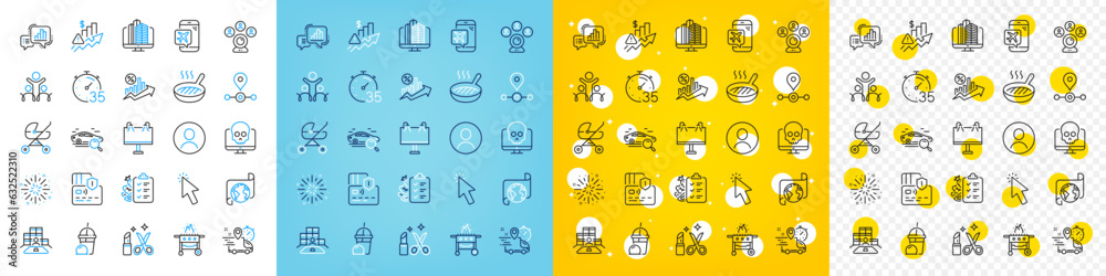 Vector icons set of Inventory, Enterprise and Gas grill line icons pack for web with Beauty, Station, Cyber attack outline icon. Rise price, Headshot, Inclusion pictogram. Card. Vector Vector icons set of Inventory, Enterprise and Gas grill line icons pack for web with Beauty, Station, Cyber attack outline icon. Rise price, Headshot, Inclusion pictogram. Card. Vector
