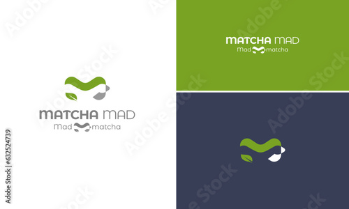 latter m leaf logo idea