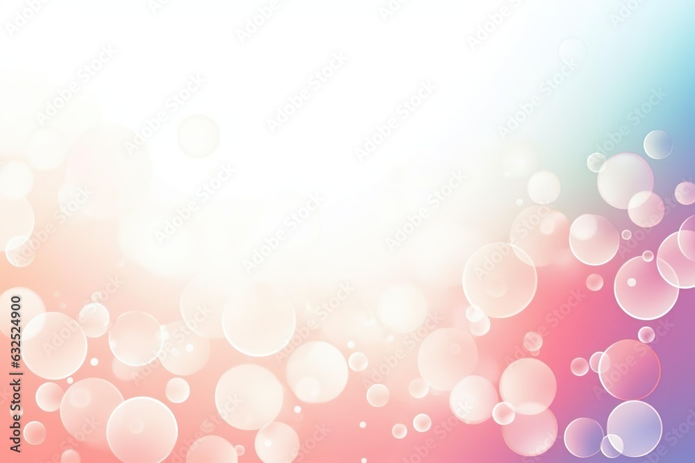 Abstract air bubble and bokeh vector background