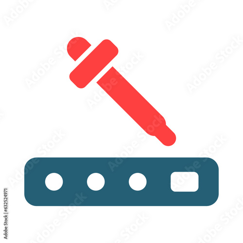  Diluent Glyph Two Color Icon Design