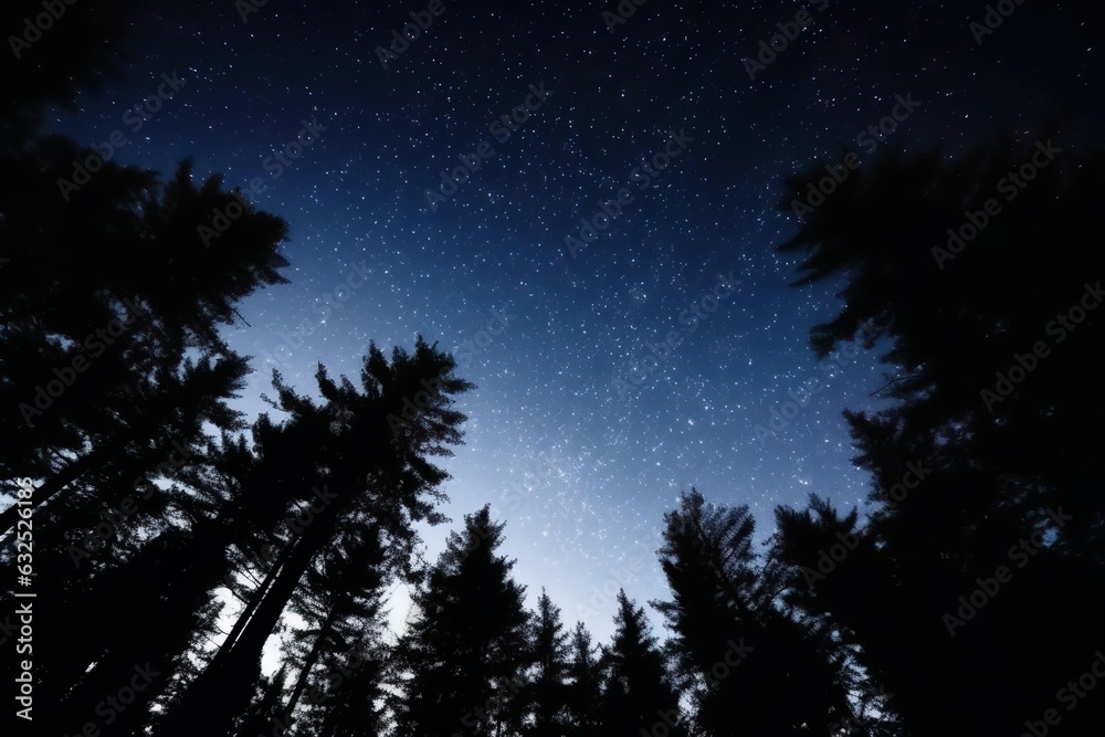 Naklejka premium milky way galaxy with stars and night sky