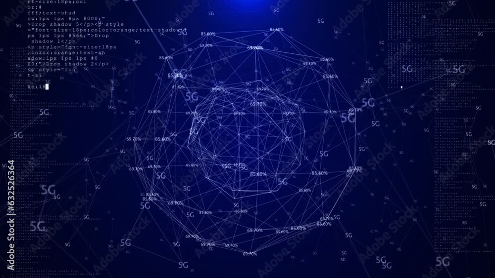 Digital Data flow Global Earth Technology 3d connection Network Background. Worldwide Big Data Cloud. World Connections Light. Spinning Futuristic Earth Globe. Business Technology. internet space.