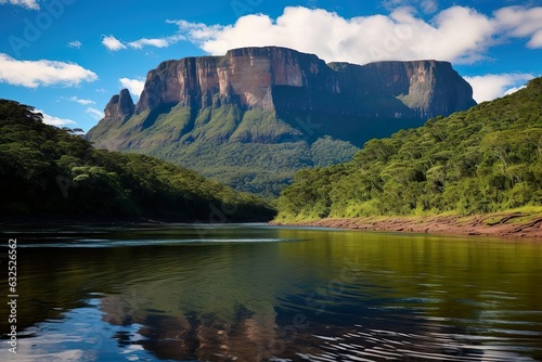 Scenic view of Canaima National Park Mountains photo