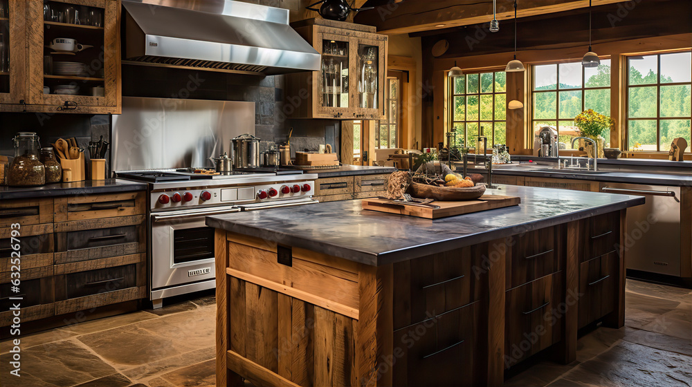Wooden Kitchen with Elegant Marble Countertop in Daylight - AI Generated
Wooden Kitchen with Elegant Marble Countertop in Daylight - AI Generated