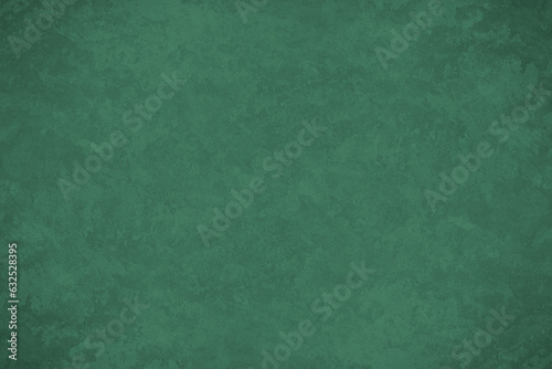 Texture of green concrete background. Dark wallpaper with cement texture. Decorative nature wall concept, surface mockup. Abstract backdrop for art design. Top view, close up, copy space