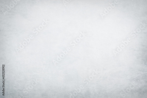 Texture of watercolor white background. Wallpaper with recycle paper texture. Decorative nature wall concept, surface mockup. Abstract grunge backdrop for art design. Top view, close up, copy space