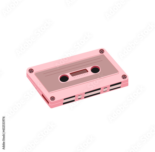 audio cassette tape vector