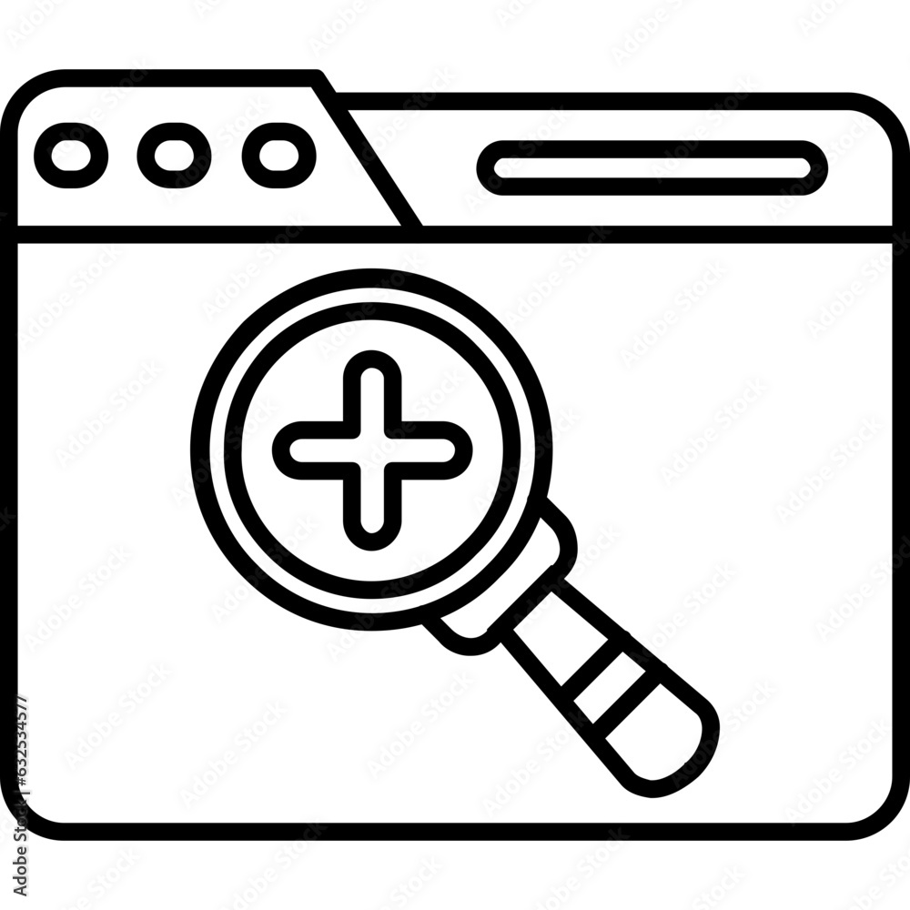 Obraz premium Zoom in Icon