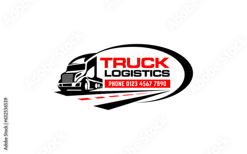 Illustration graphic vector of logistics and delivery services company logo design template