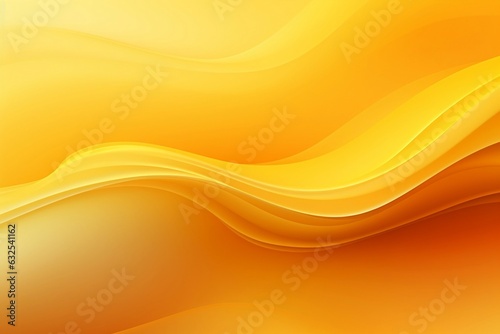 Minimalistic Yellow Gradient Abstract Background. Generative AI