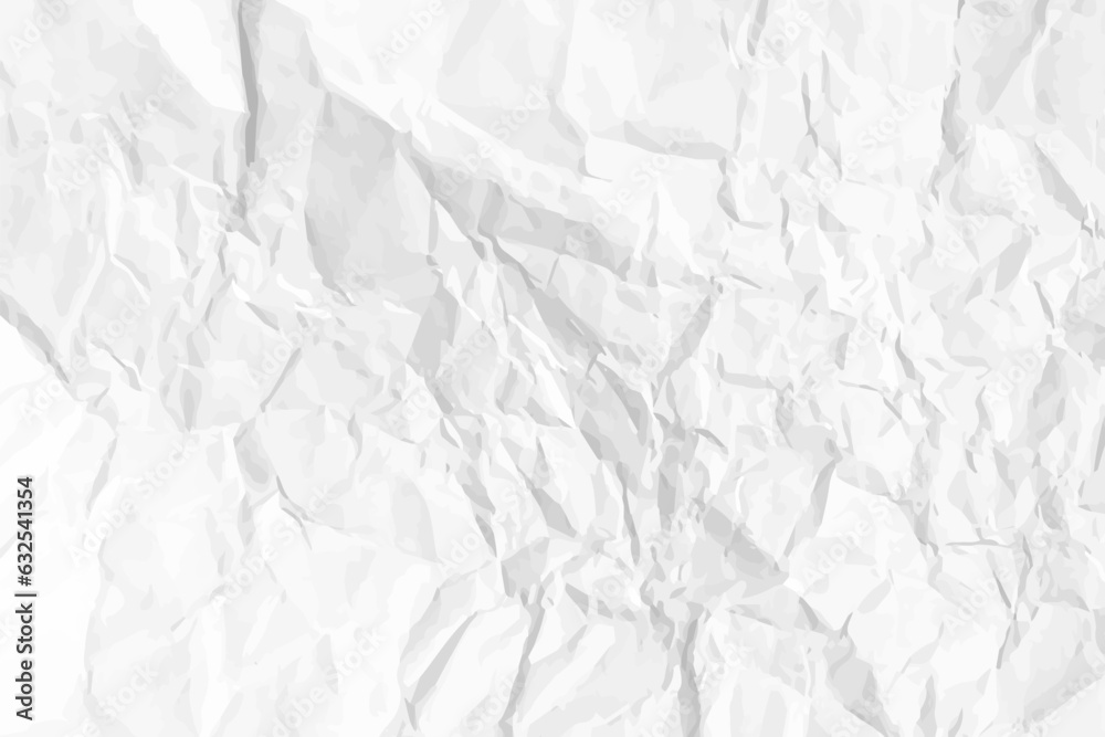Obraz premium White clean crumpled paper