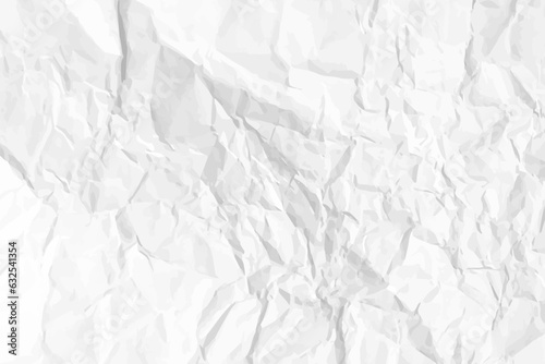 White clean crumpled paper