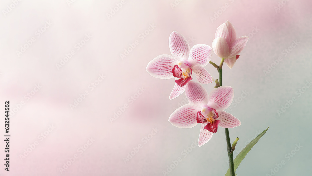 Pink dendrobium nobile orchid flower background, Flowers composition as background project graphic design Pink dendrobium nobile orchid flower background, Flowers composition as background project graphic design