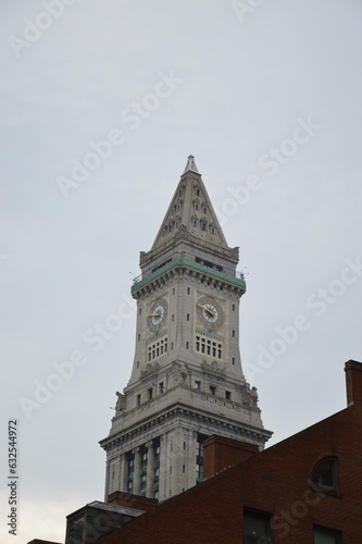 A clock tower in Boston, USA