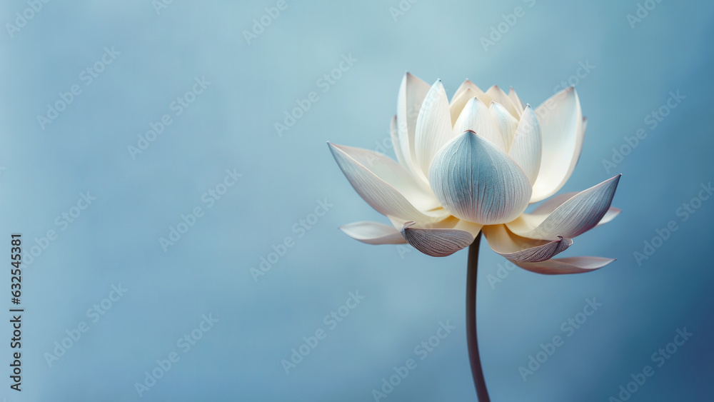 custom made wallpaper toronto digitalBlue lotus (Nymphaea caerulea) flower background with copy space, Flowers composition as background project graphic design