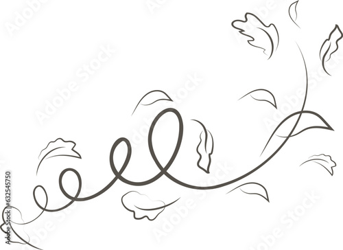 Wave flowing illustration with hand drawn doodle cartoon style.Outline drawing of a breath of wind.Wind blow set in line style.