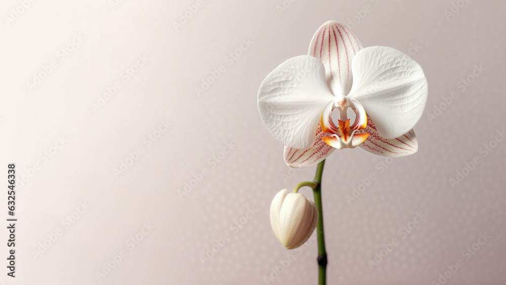 white Moth (Phalaenopsis amabilis) orchid flower background, Flowers composition as background project graphic design