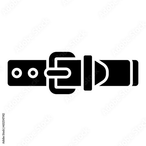 Waist belt icon, editable vector 