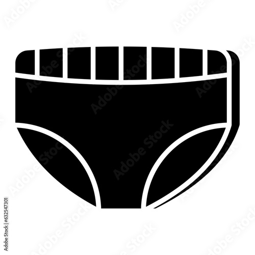 A modern design icon of pantie