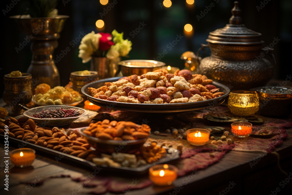 Diwali Feasting and Culinary Delights Generative AI