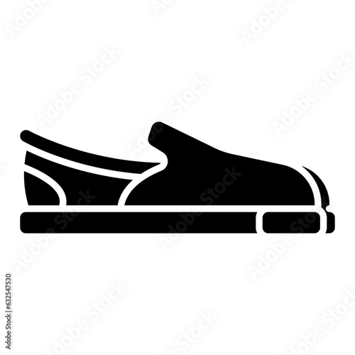 A beautiful design icon of loafers 