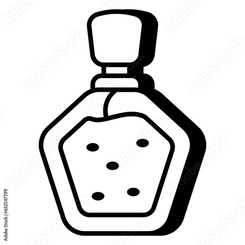 A unique design icon of perfume 