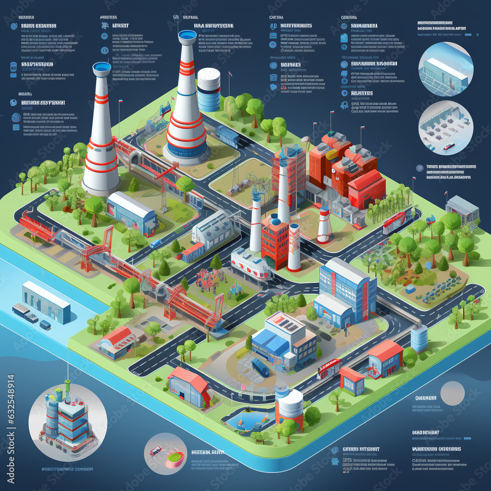 Infographic Embracing Industry 4.0 Exploring an Isometric