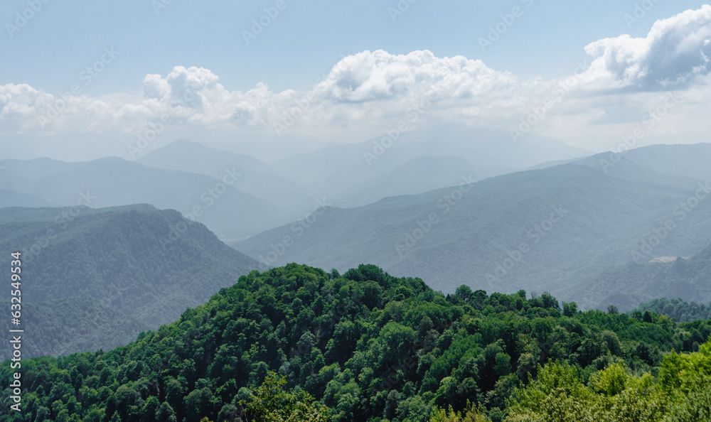 Fototapeta premium high mountains and wild forest in thailand