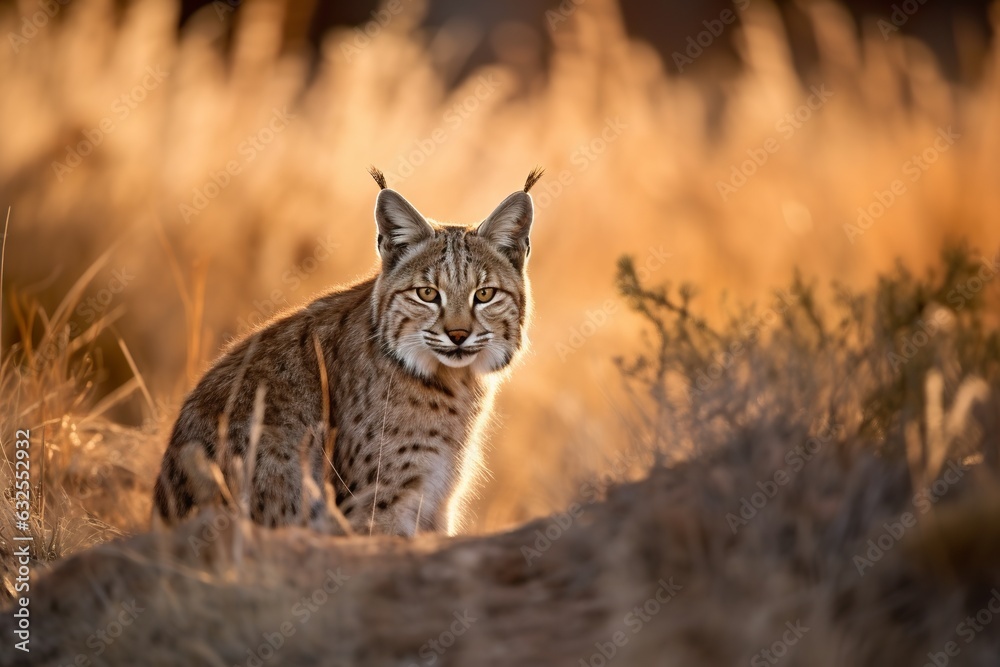 Graceful Bobcat: Wilderness Majesty in Focus