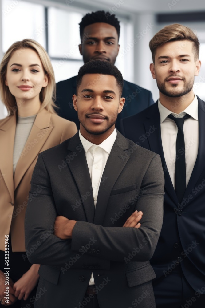 cropped shot of a diverse team of businesspeople in the office cropped shot of a diverse team of businesspeople in the office