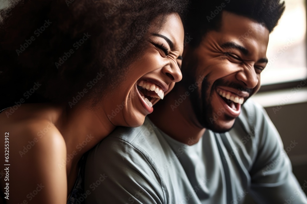 shot of a young man laughing while his girlfriend tickles him shot of a young man laughing while his girlfriend tickles him