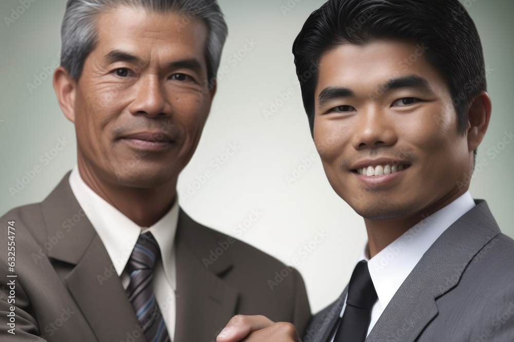closeup of a businessman shaking hands with an asian man closeup of a businessman shaking hands with an asian man