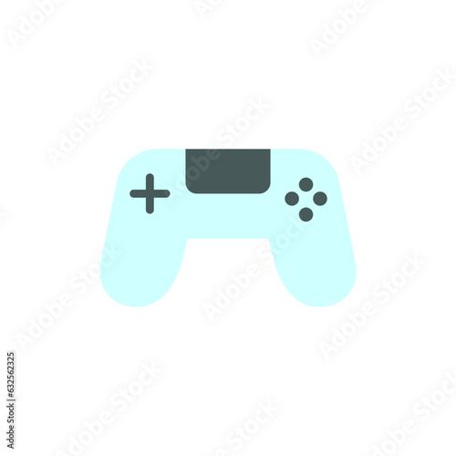 Joystick Flat Icon. Joystick Logo. Vector Illustration. Isolated on White Background
