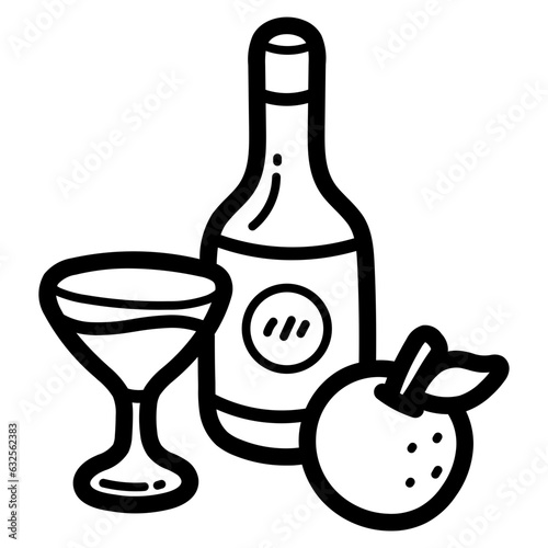still life line icon style