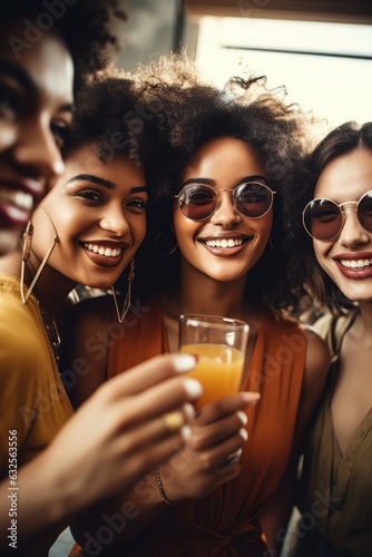 shot of a group of young friends having fun at a cocktail party