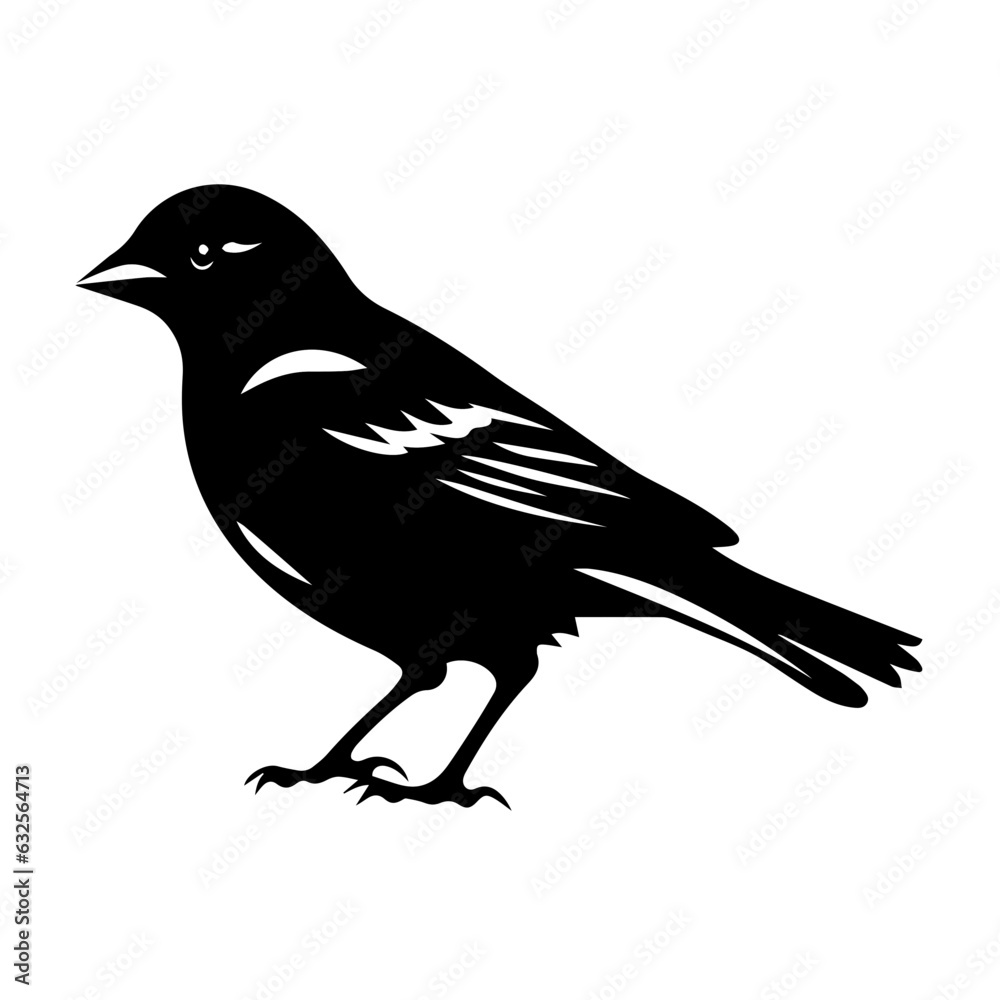 Obraz premium House Sparrow Silhouette