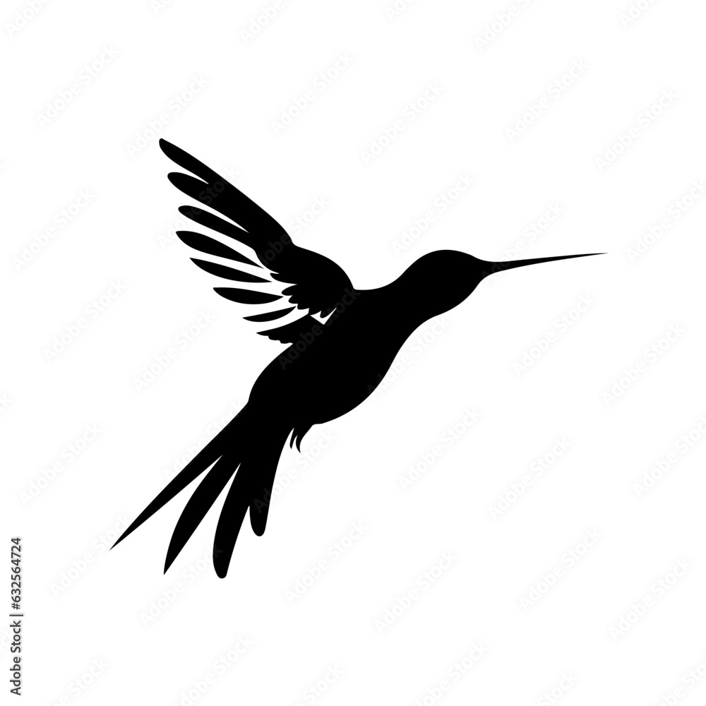 Obraz premium Hummingbird Silhouette