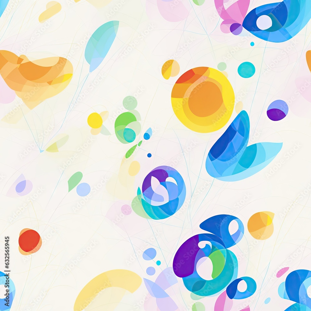 Abstract colored seamless pattern. AI generated. Abstract colored seamless pattern. AI generated.