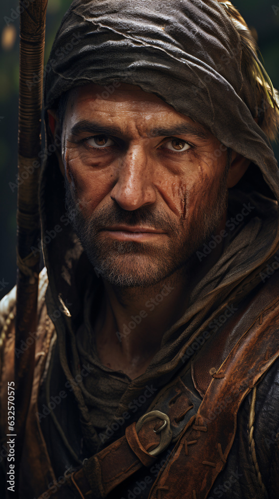 A captivating portrait of an agile archer, poised with unparalleled precision. The image reflects the dynamic expertise and swift movements inherent to archery mastery. A captivating portrait of an agile archer, poised with unparalleled precision. The image reflects the dynamic expertise and swift movements inherent to archery mastery.