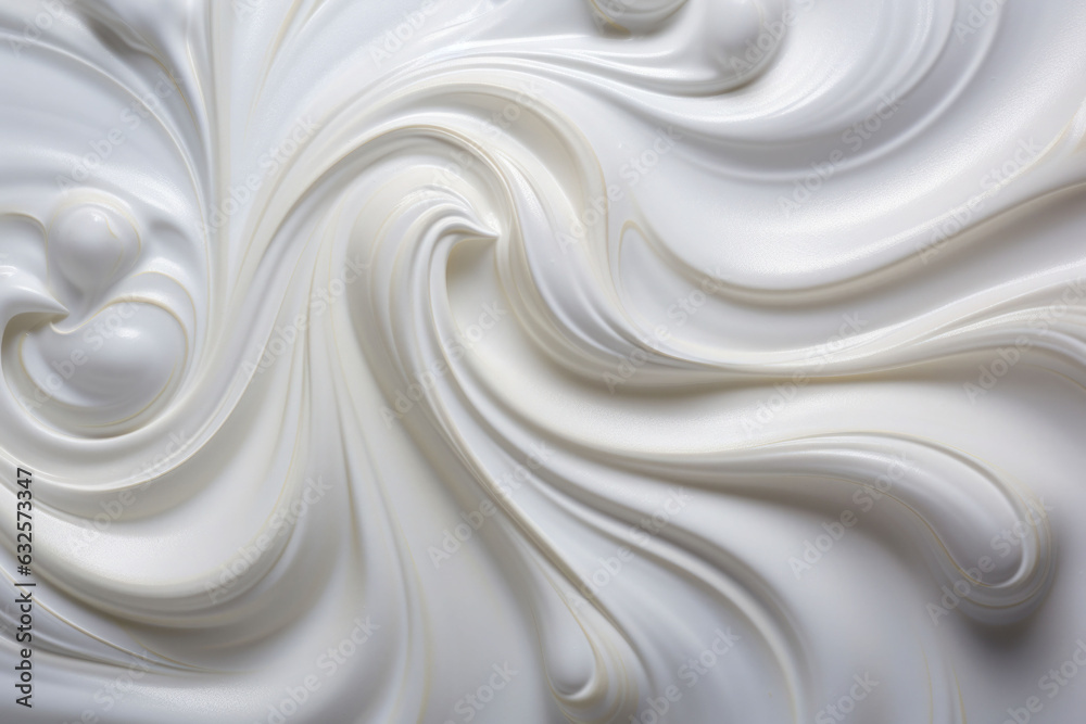Whirling milk cream. Splashing milk texture. AI generated Whirling milk cream. Splashing milk texture. AI generated
