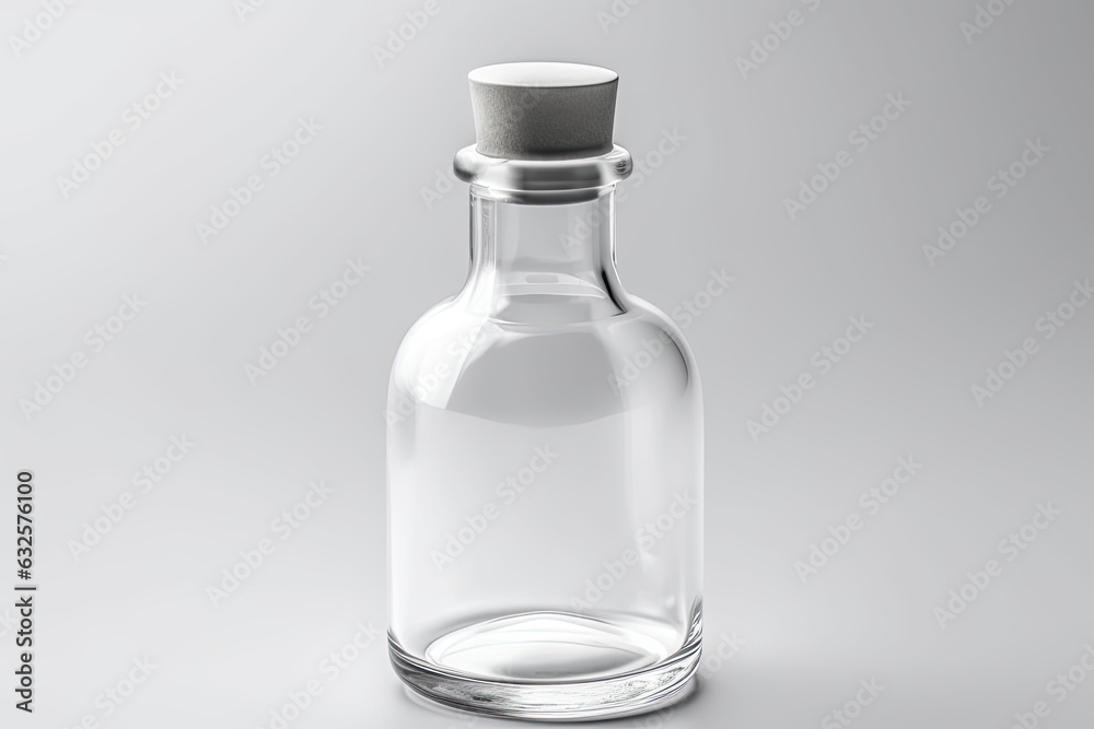 Empty transparent glass mason jar on white background. Can be use for medicine, cosmetic and other. Bottle Mockup. Generative AI. Empty transparent glass mason jar on white background. Can be use for medicine, cosmetic and other. Bottle Mockup. Generative AI.