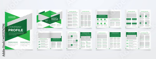 brochure template with modern concept and minimalist layout use for annual report company profile and corporate proposal