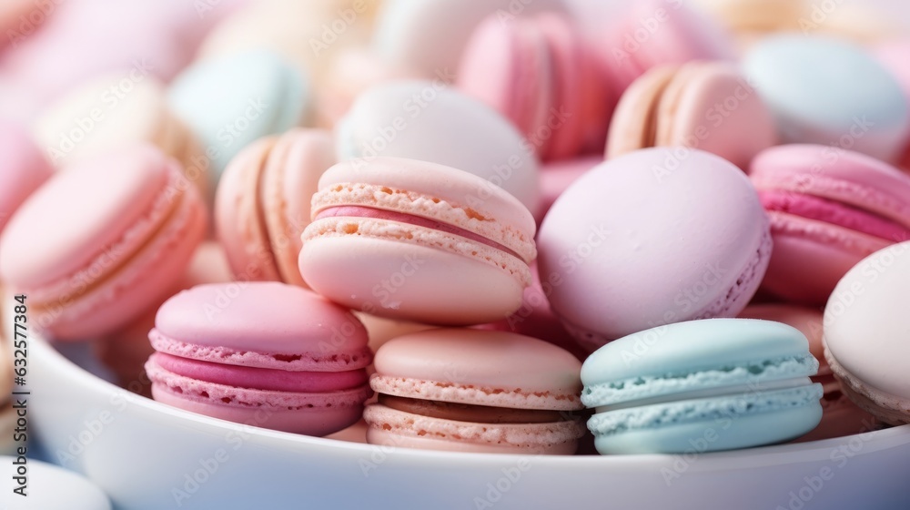 macaroons on a wooden table macaroons on a wooden table
