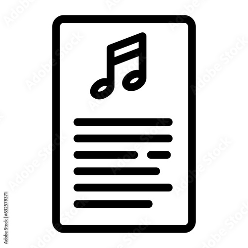 lyrics line icon